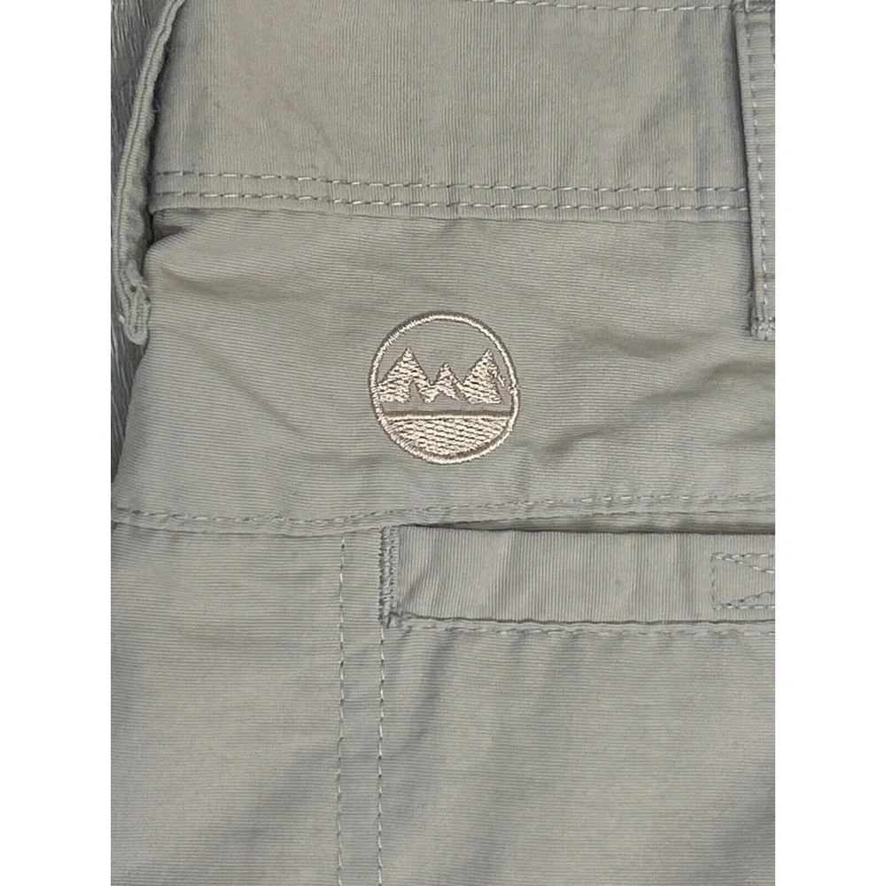 Wrangler Mens Size 40 Tan Outdoor‎ Nylon Cargo Shorts Quick Dry Hiking Utility